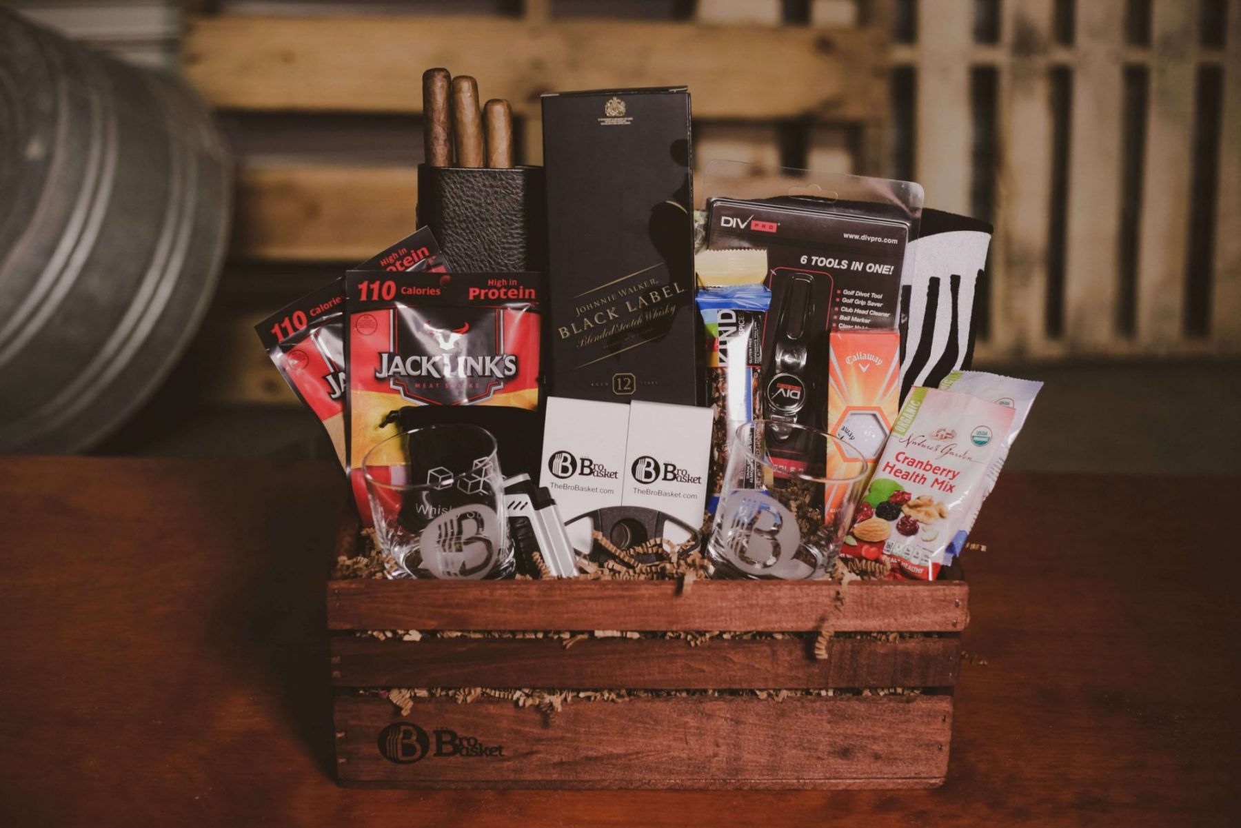 The Bro Basket gifts for golfers delight