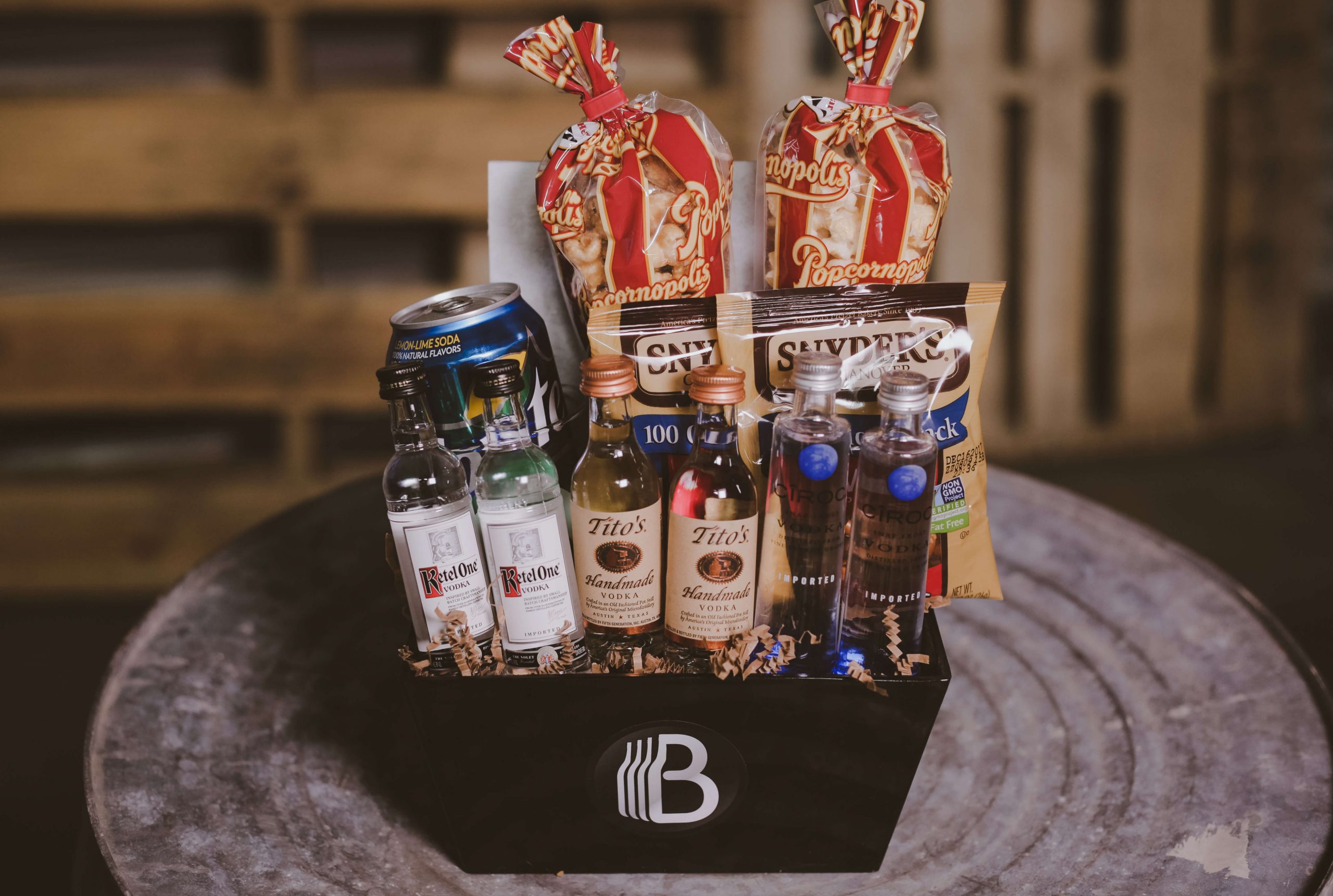 The United Nations of Vodka Bro Basket gift sets for men