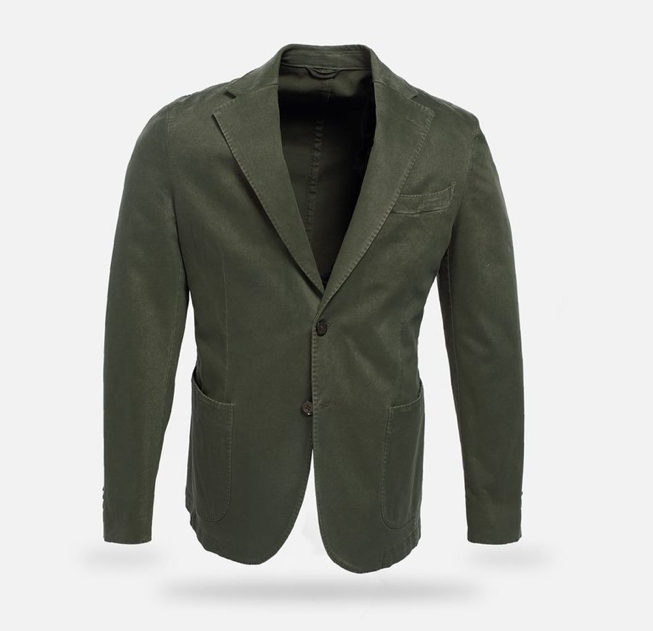 Ledbury mens designer blazers olive green