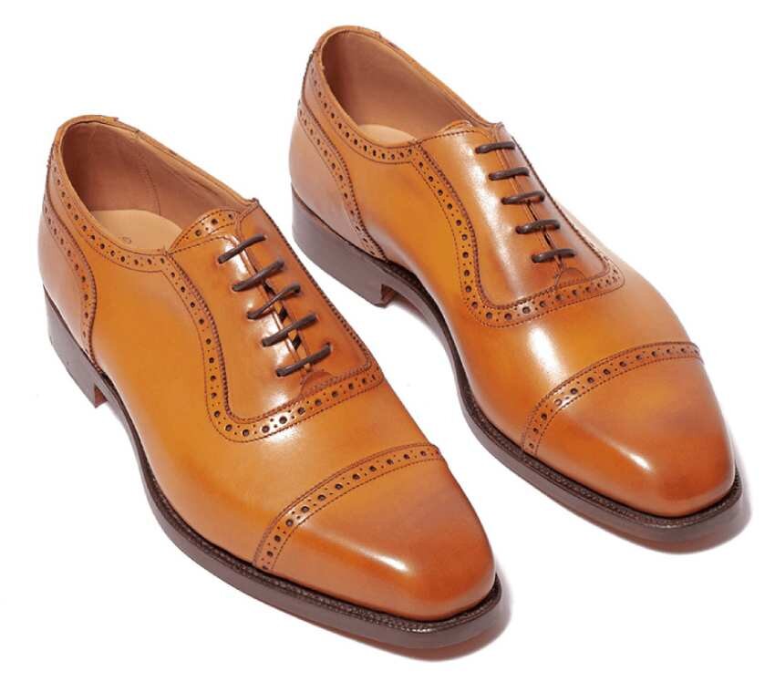 Doll Shoes 58mm slim Brown Oxfords for Matt and Rufus 