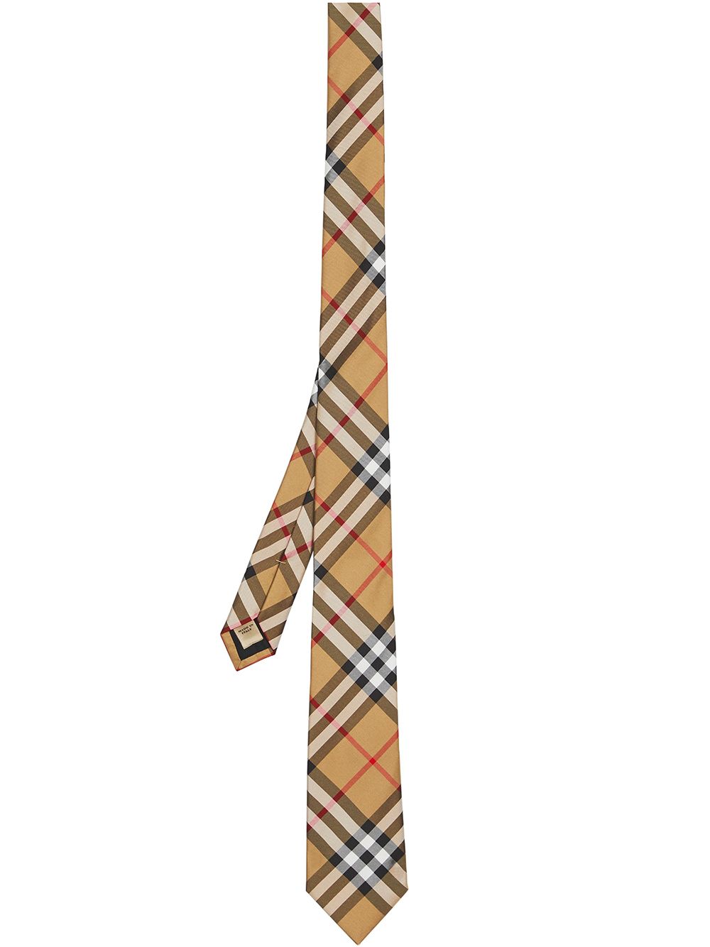 navy burberry tie