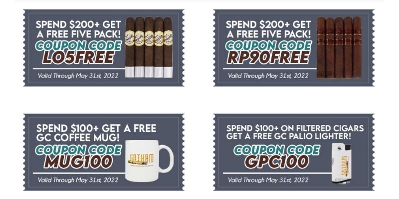 gotham cigar coupons