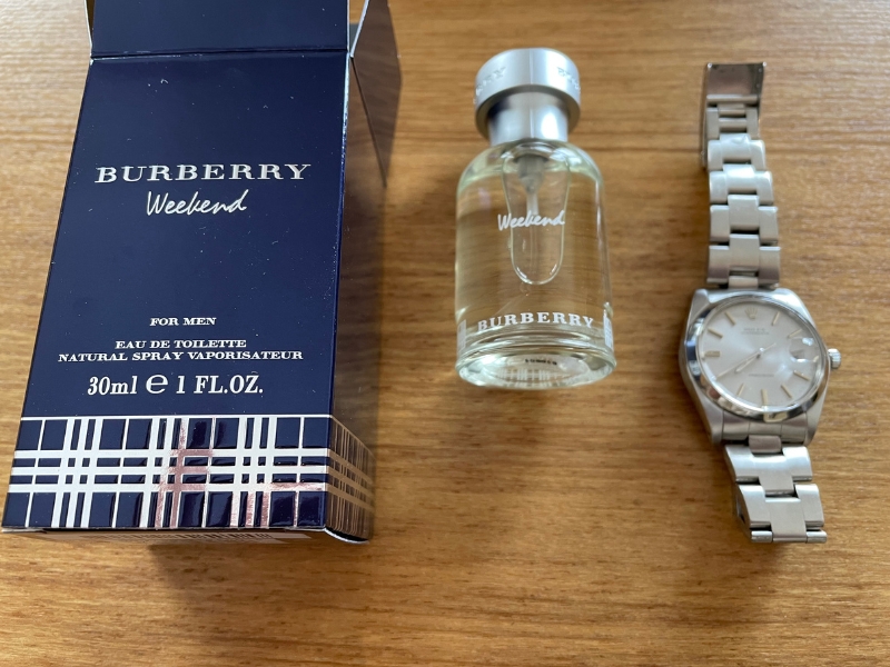 Burberry weekend opened with watch size comparison