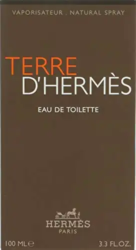 Hermes Terre D'Hermes EDT Spray for Men, 3.3 Ounce